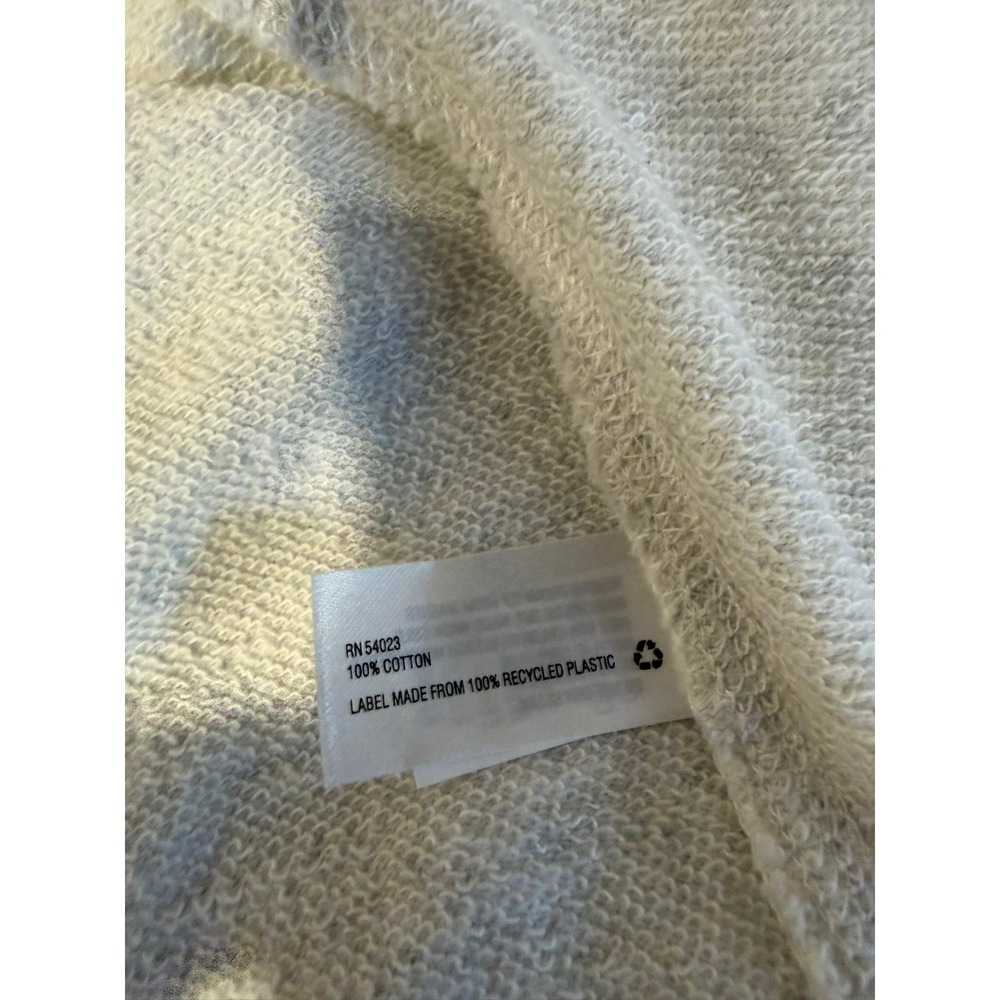 Gap Sweatshirt Women XL Grey Casual Chic Athleisure Metallic Pearl Embellished - Picture 8 of 9